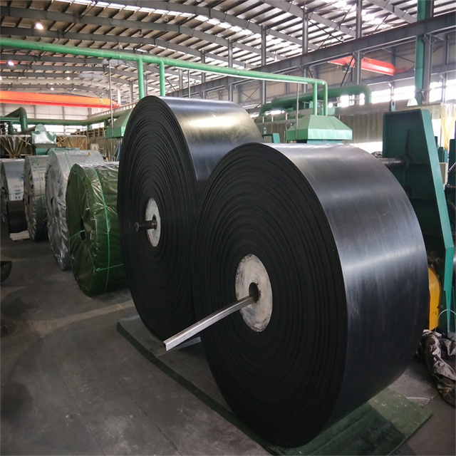 Low Price Rubber Ep / Nn 100 200 300 Flat Conveyor Belt for Coal Mining