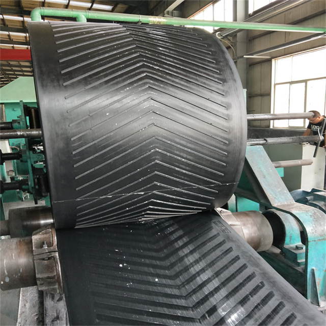 High Strength Special Pattern Ep Chevron Rubber Conveyor Belt