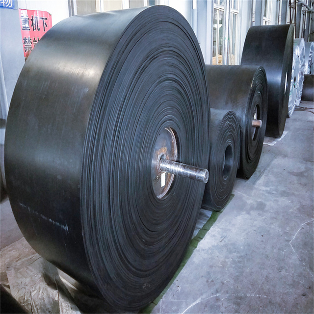 Multi-Ply Ep Polyester Rubber Conveyor Belt Reinforced with Canvas Heat Resistant Rubber Belt