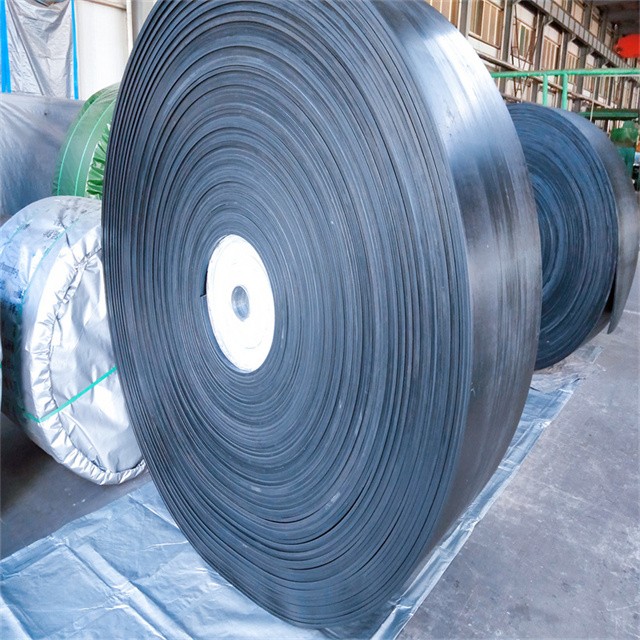 China Cold/Tear/Wear Resistant High Tensile Black Conveyor Belt 