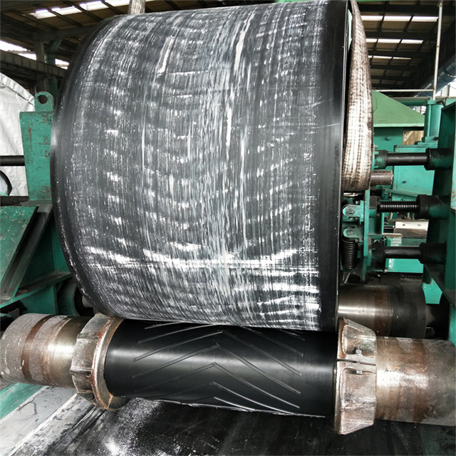 Ep/Tear Resistant/Wear Resistant Closed V Type Chevron Fabric Pattern Rubber Conveyor Belt